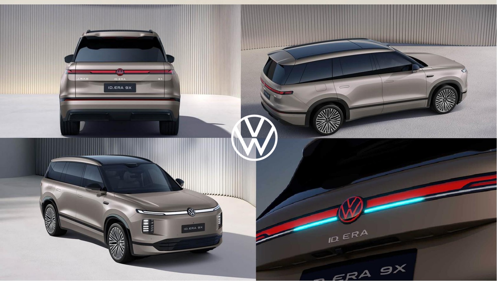 Các góc ngoại thất và thiết kế đèn Volkswagen ID. ERA 9X